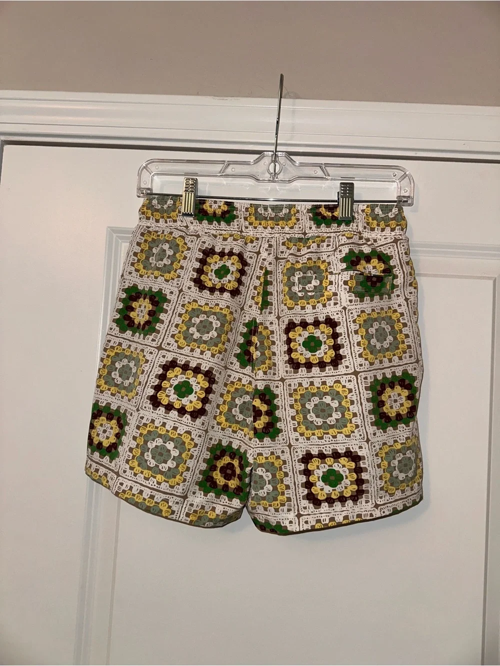 Malibu by Drill Clothing Co Crochet-Pattern Pull-On Men’s Swim Trunks